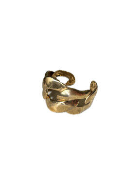Marni Gold Chain Costume Cuff Bracelet